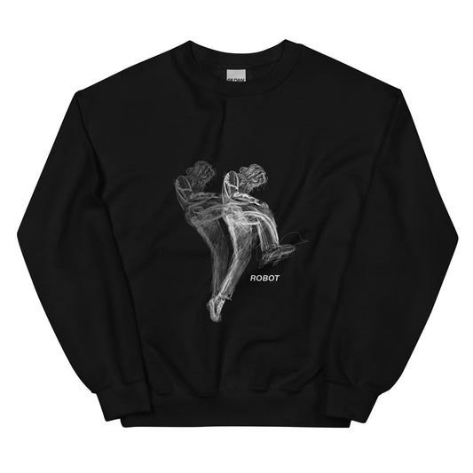 "robot" crewneck (dark)