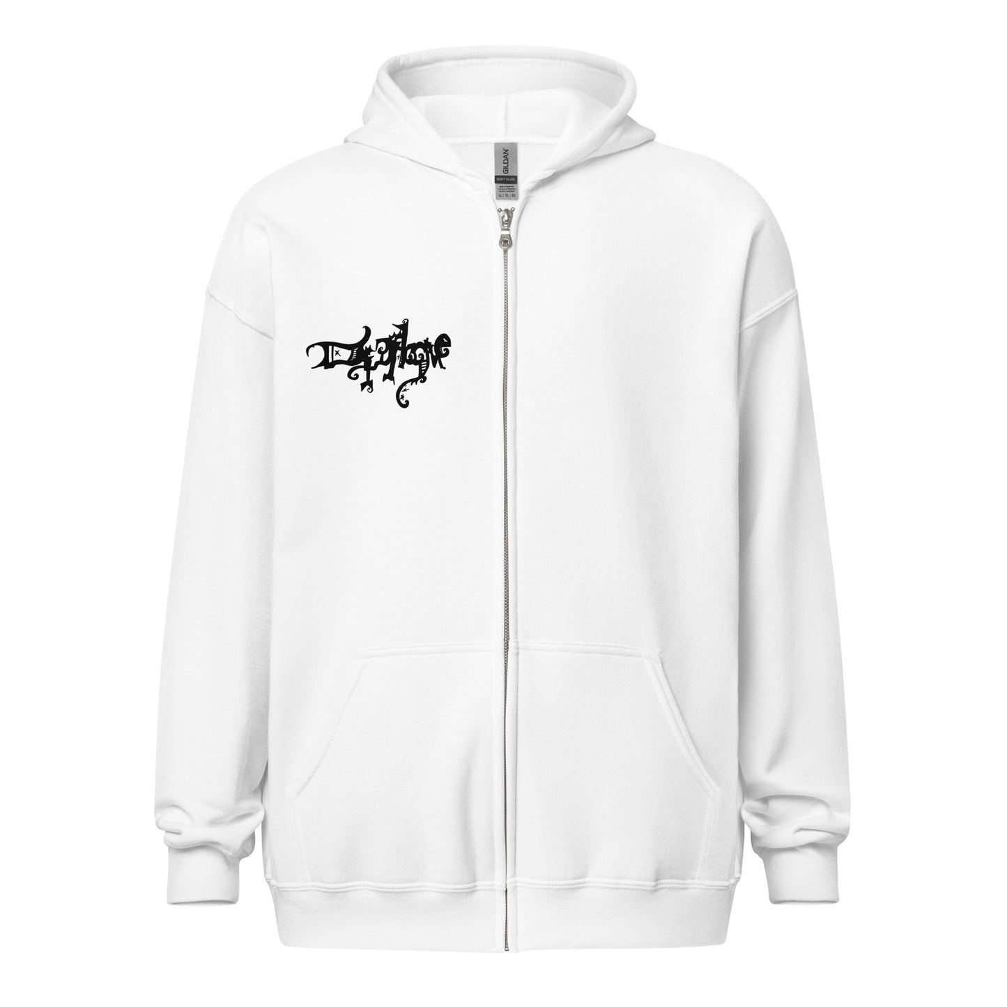 "digilogue" zip hoodie